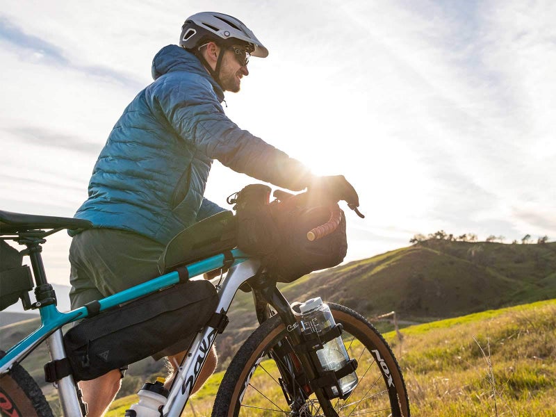 Topeak MidLoader 3L (Black) â€“ Compact Waterproof Bike Frame Bag with Dual Zippers, Durable Polyethylene & Nylon Build, and Easy Hook & Loop Mounting â€“ Ideal for Gravel, Touring & Adventure Rides - Image 3